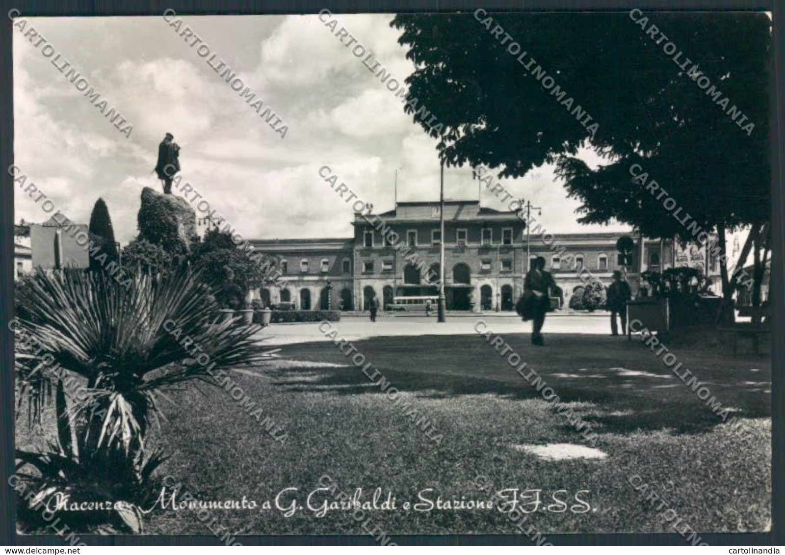 Piacenza Garibaldi Stazione Foto FG Cartolina ZF5756 - Piacenza