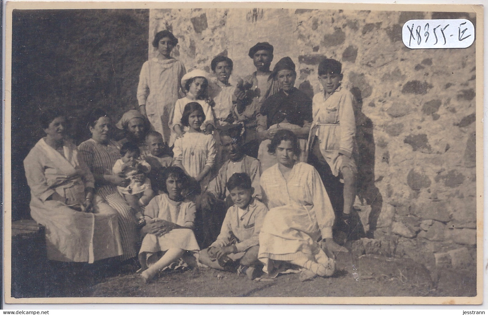 GRATALLOPS- CARTE-PHOTO- 1921- FAMILLE CATALANE - Tarragona