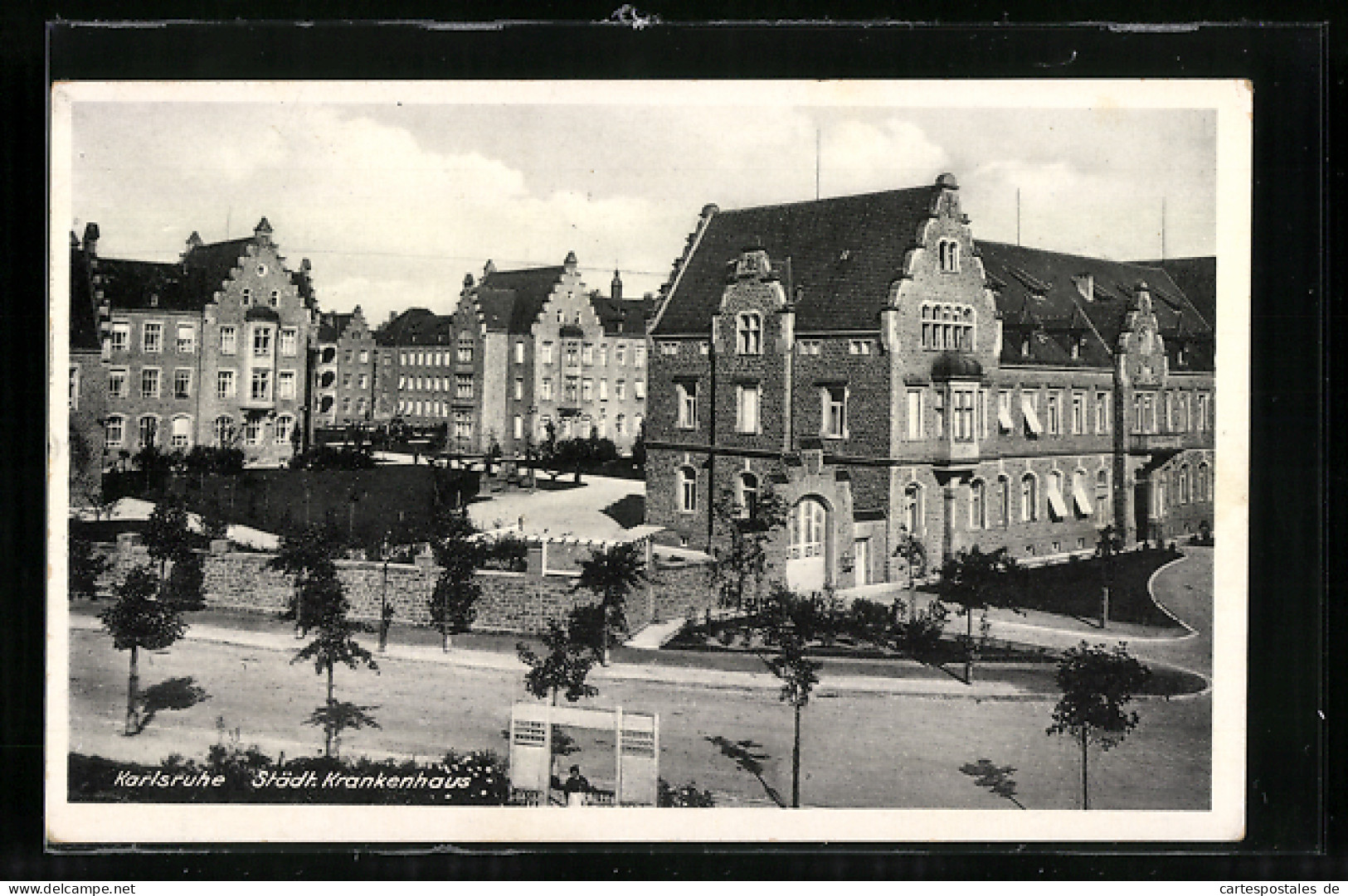 AK Karlsruhe, Städtisches Krankenhaus  - Karlsruhe