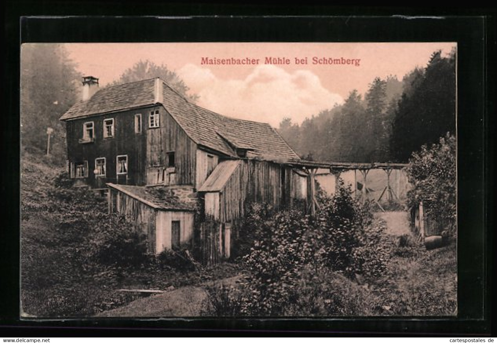 AK Schömberg / Schwarzwald, An Der Maisenbacher Mühle  - Schömberg