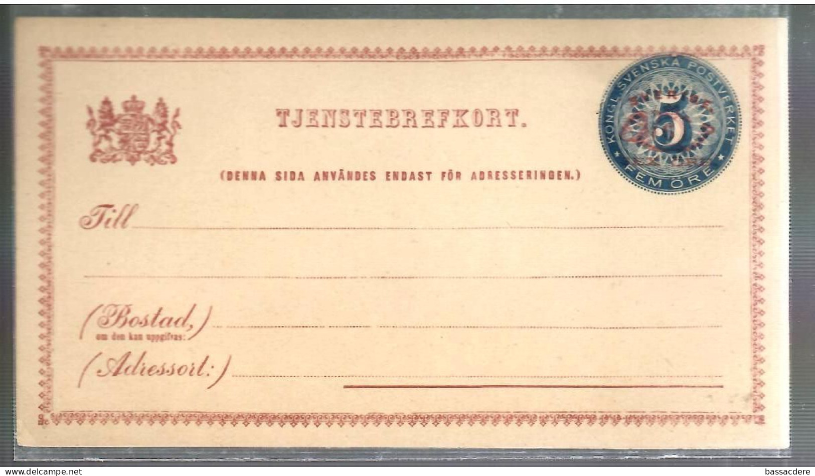 79681 -  Entier  Avec  Surcharge - Postal Stationery