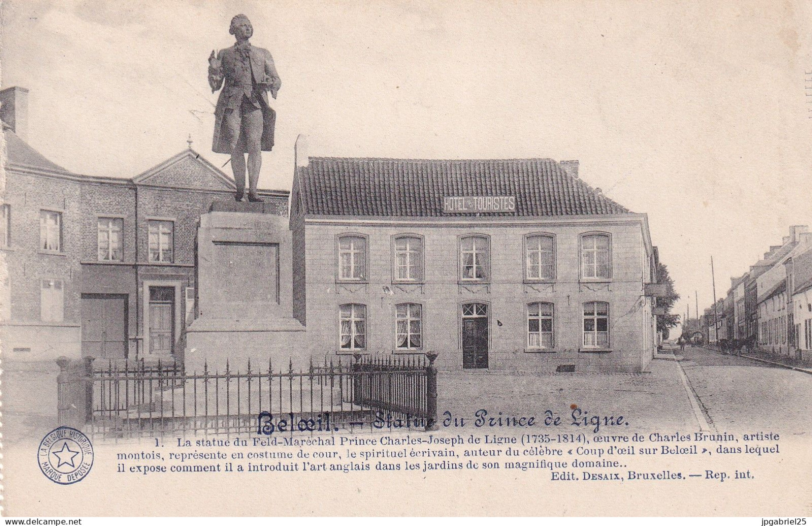 DEND Beloeil Statue Du Prince De Ligne - Beloeil
