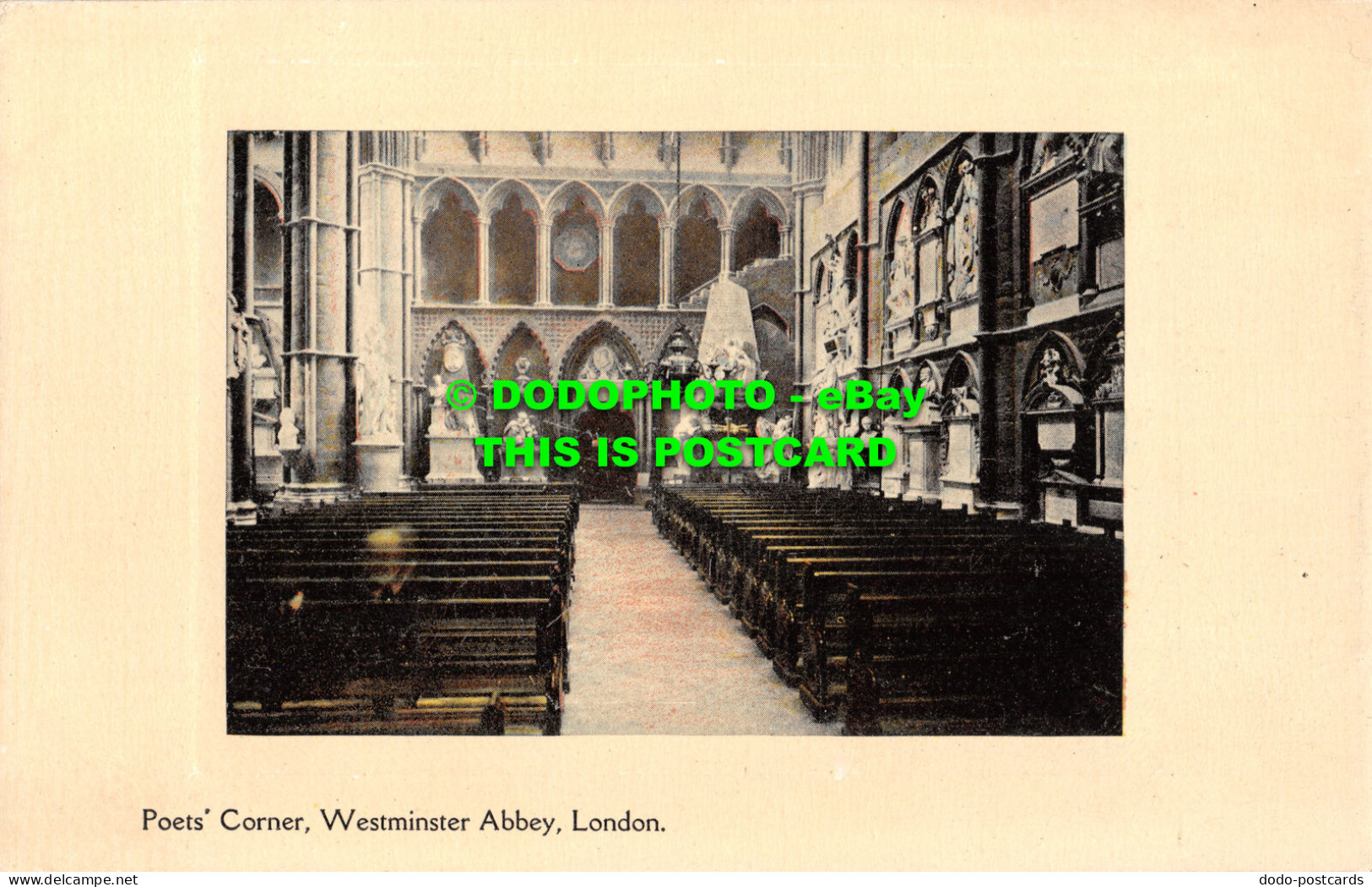 R461415 London. Westminster Abbey. Poets Corner - Sonstige & Ohne Zuordnung