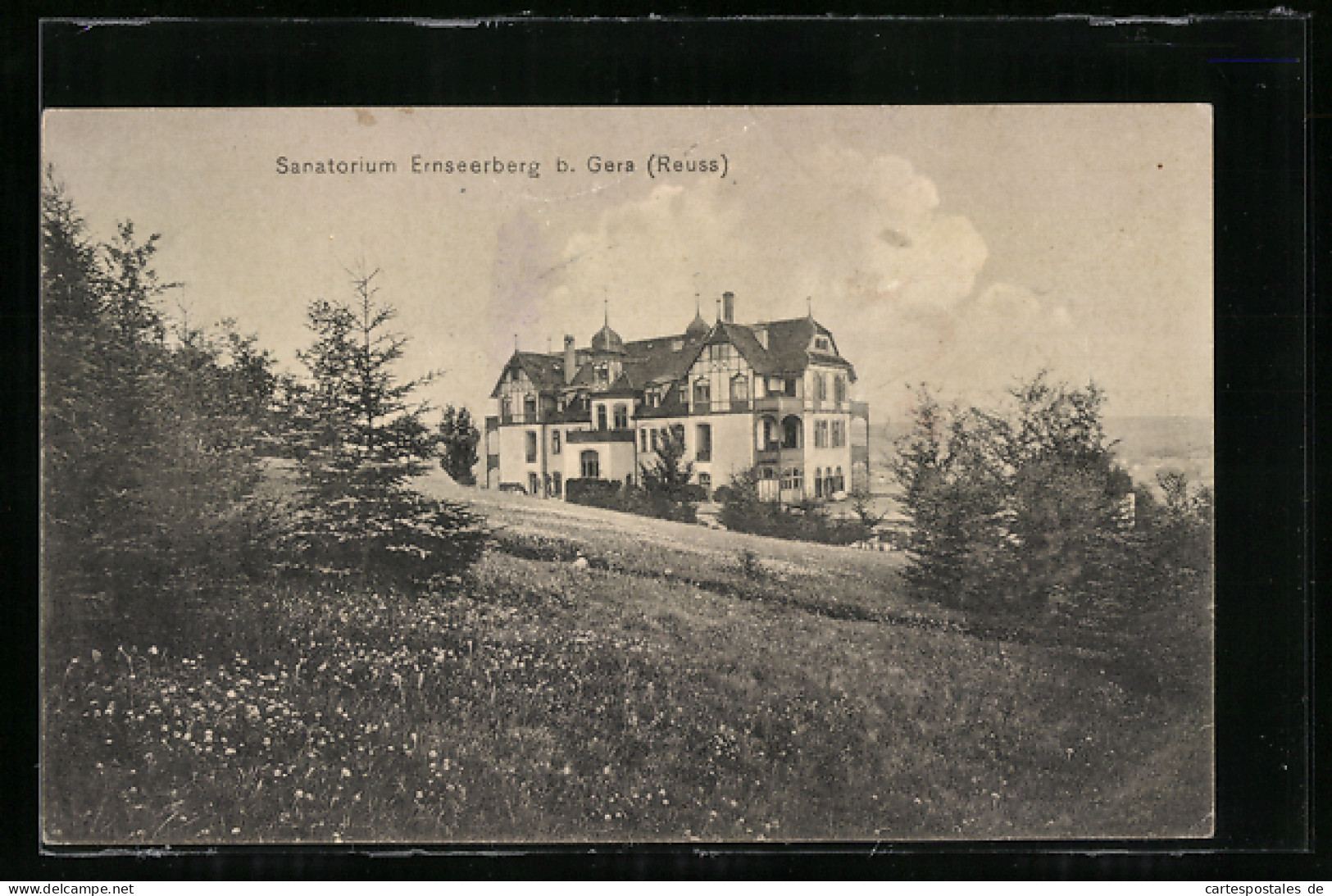 AK Gera /Reuss, Sanatorium Ernseerberg  - Gera