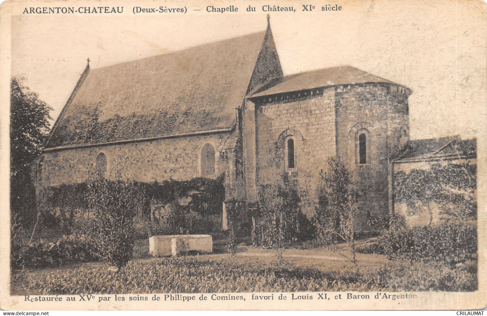 79-ARGENTON CHATEAU-N°6040-G/0019 - Argenton Chateau