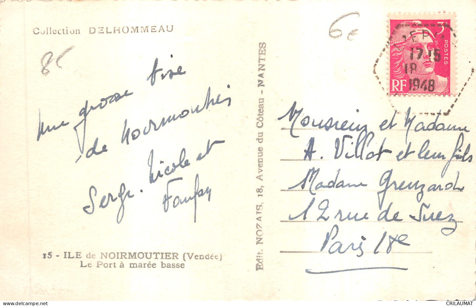 85-ILE DE NOIRMOUTIER-N°6041-A/0263 - Ile De Noirmoutier