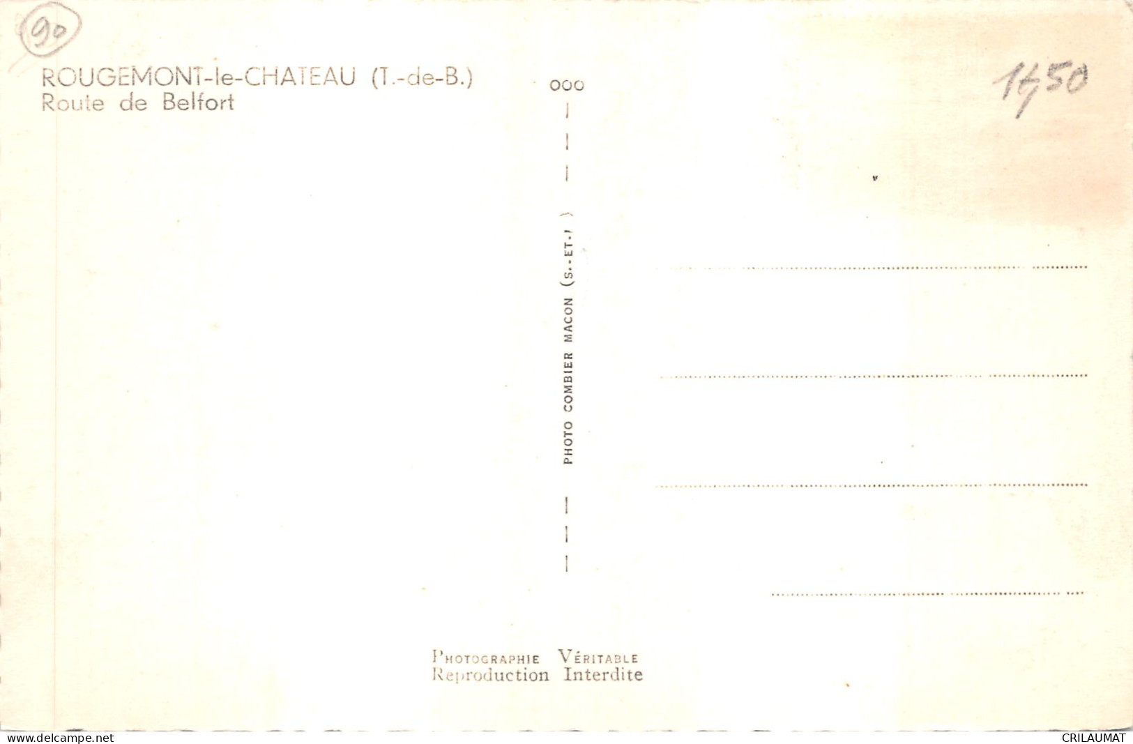 90-ROUGEMONT LE CHATEAU-N°6041-E/0189 - Rougemont-le-Château