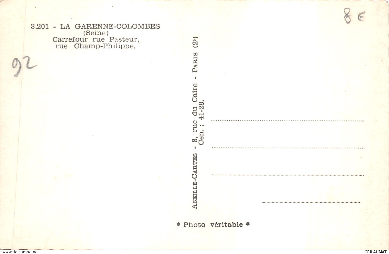 92-LA GARENNE COLOMBES-N°6041-H/0053 - La Garenne Colombes