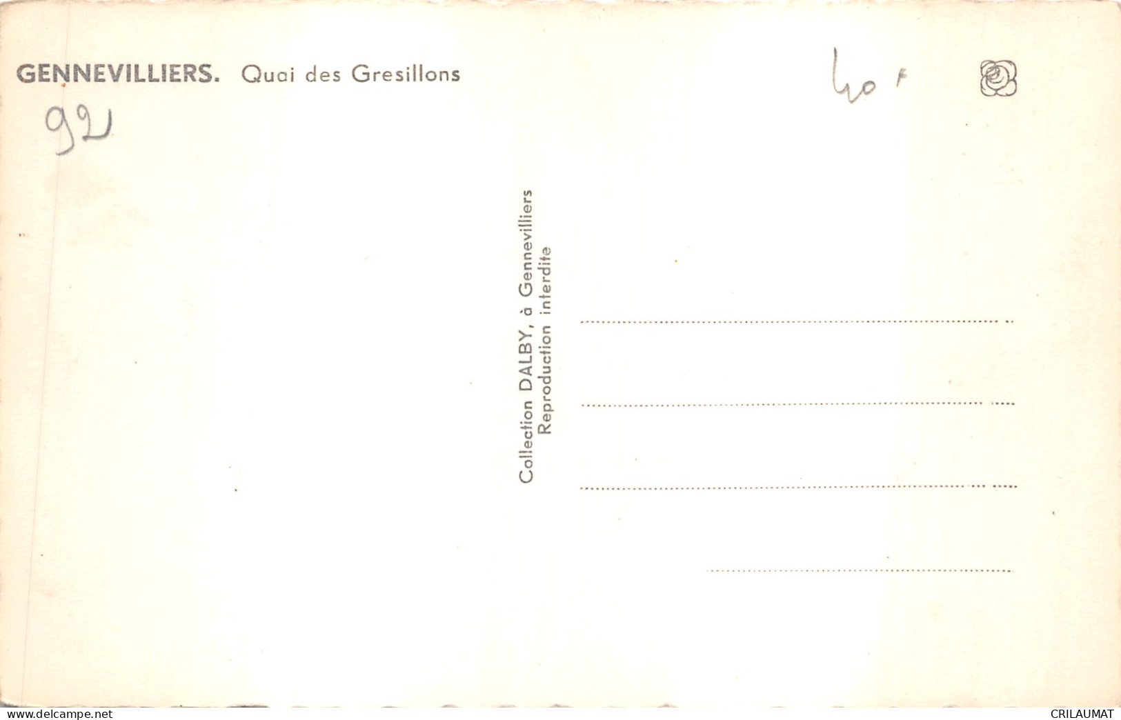 92-GENNEVILLIERS-N°6041-G/0263 - Gennevilliers