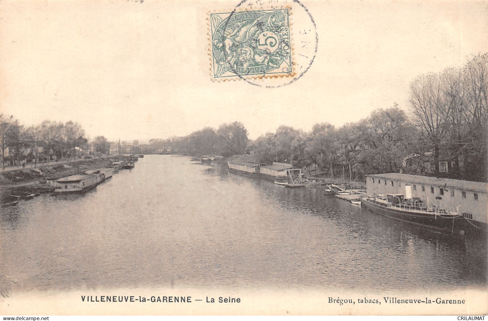 92-VILLENEUVE LA GARENNE-N°6041-G/0213 - Villeneuve La Garenne