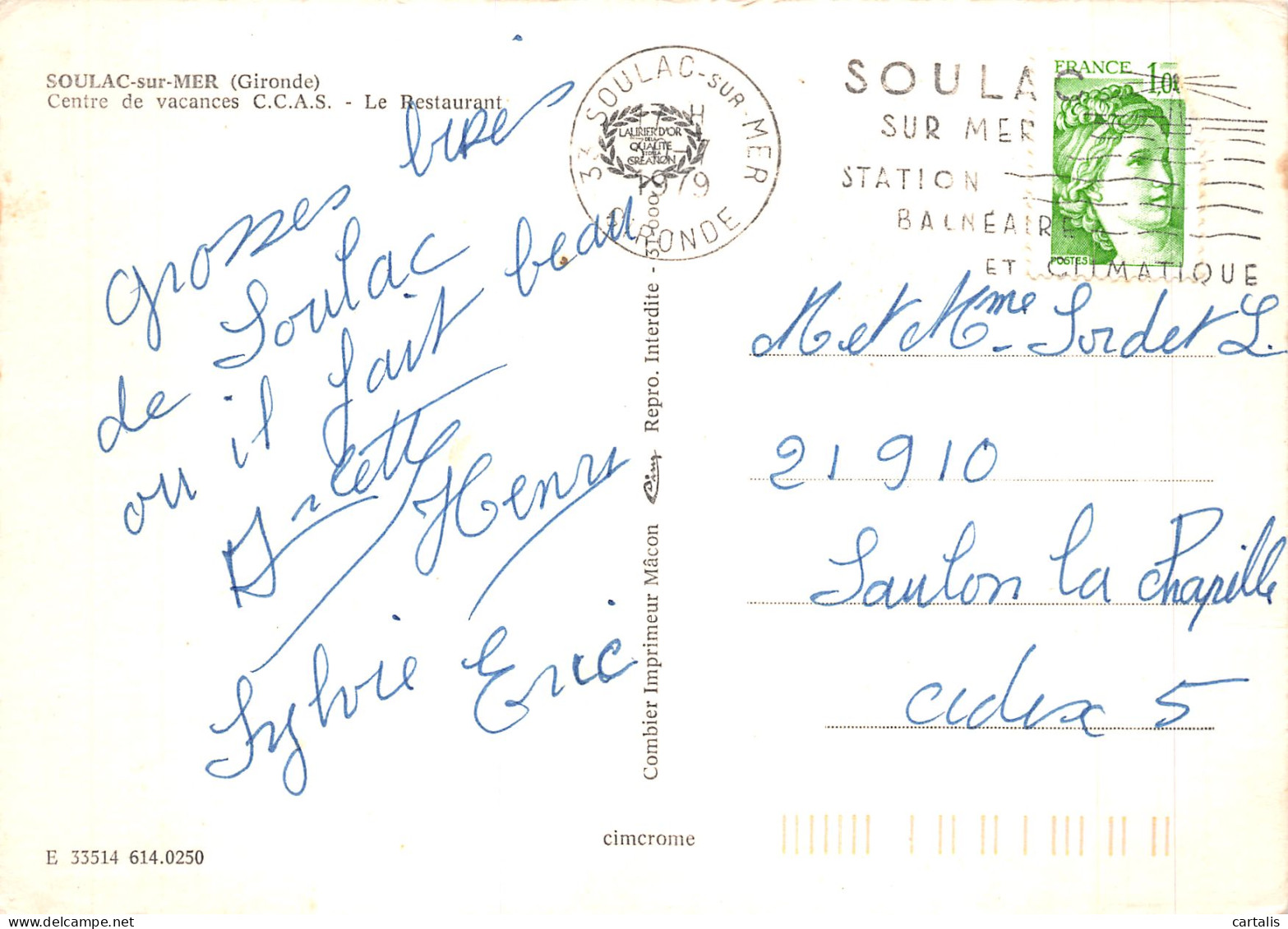 33-SOULAC SUR MER-N°4261-B/0375 - Soulac-sur-Mer