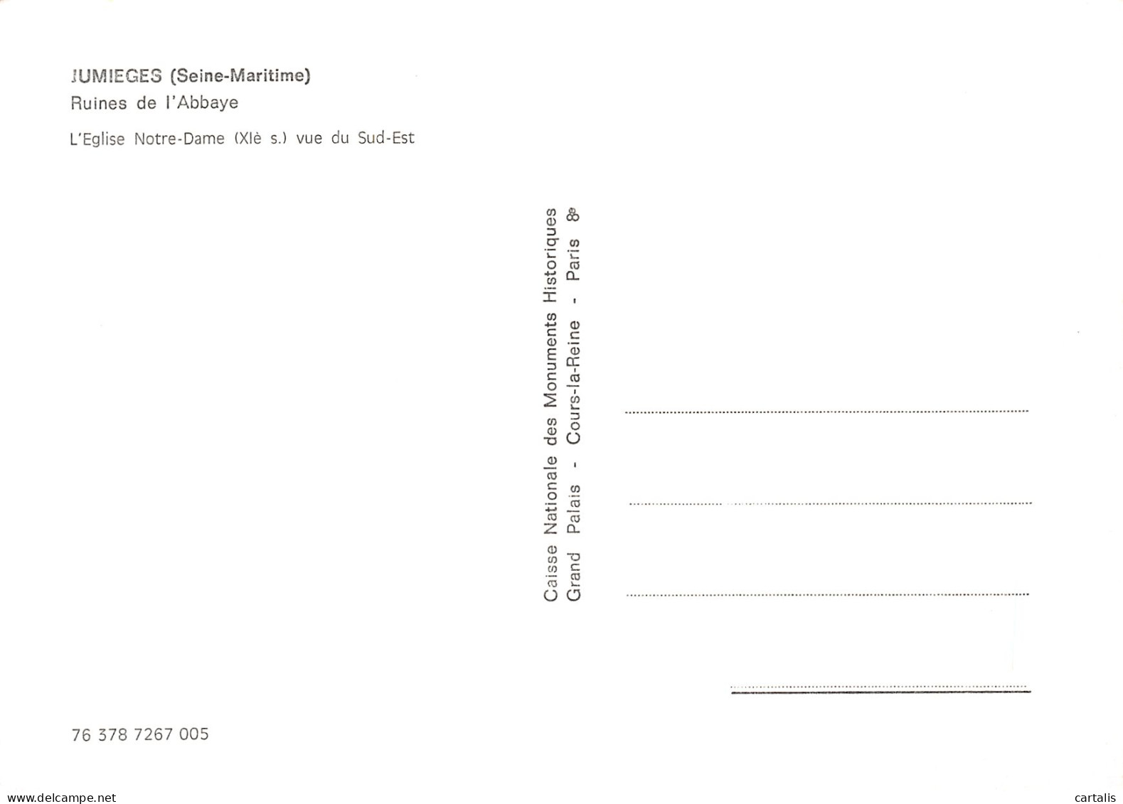 76-JUMIEGES-N°4261-A/0061 - Jumieges