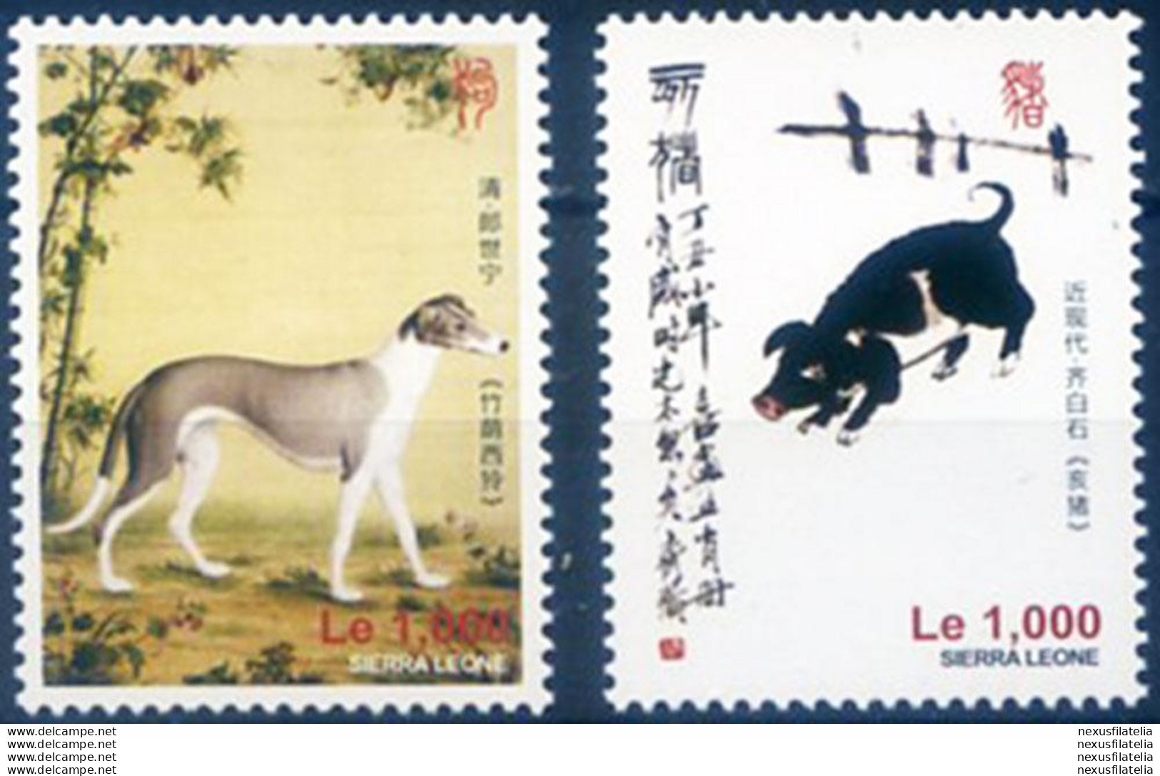 Zodiaco Cinese 2012. - Sierra Leone (1961-...)