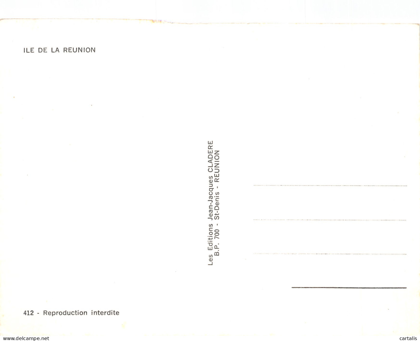 974-ILE DE LA REUNION-N°4262-D/0287 - Otros & Sin Clasificación