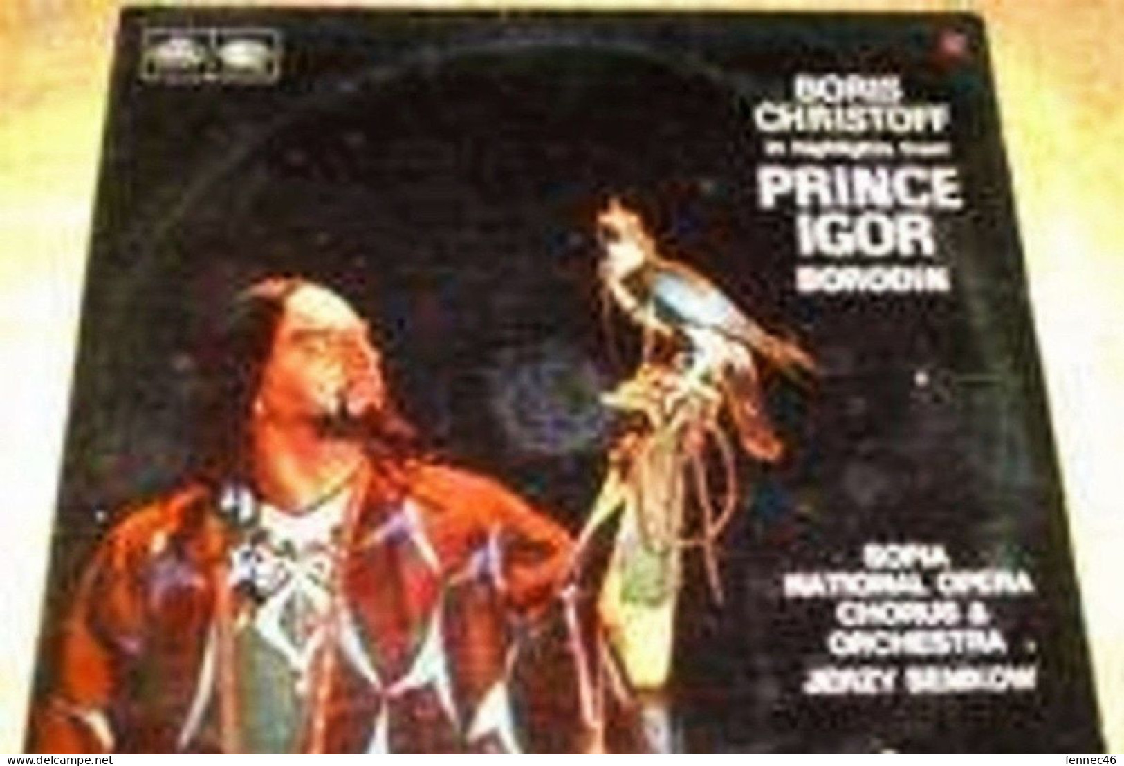 * Vinyle 33t - BORIS CHRISTOFF - PRINCE IGOR - BORODIN - Klassiekers