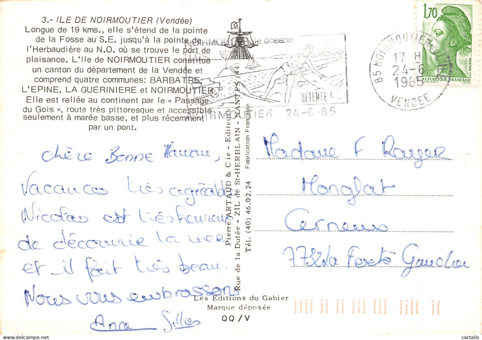 85-NOIRMOUTIER-N°4263-D/0055 - Noirmoutier