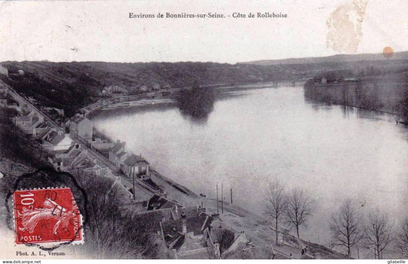 78 - Yvelines -  Environs De BONNIERES Sur SEINE - Cote De Rolleboise - Bonnieres Sur Seine