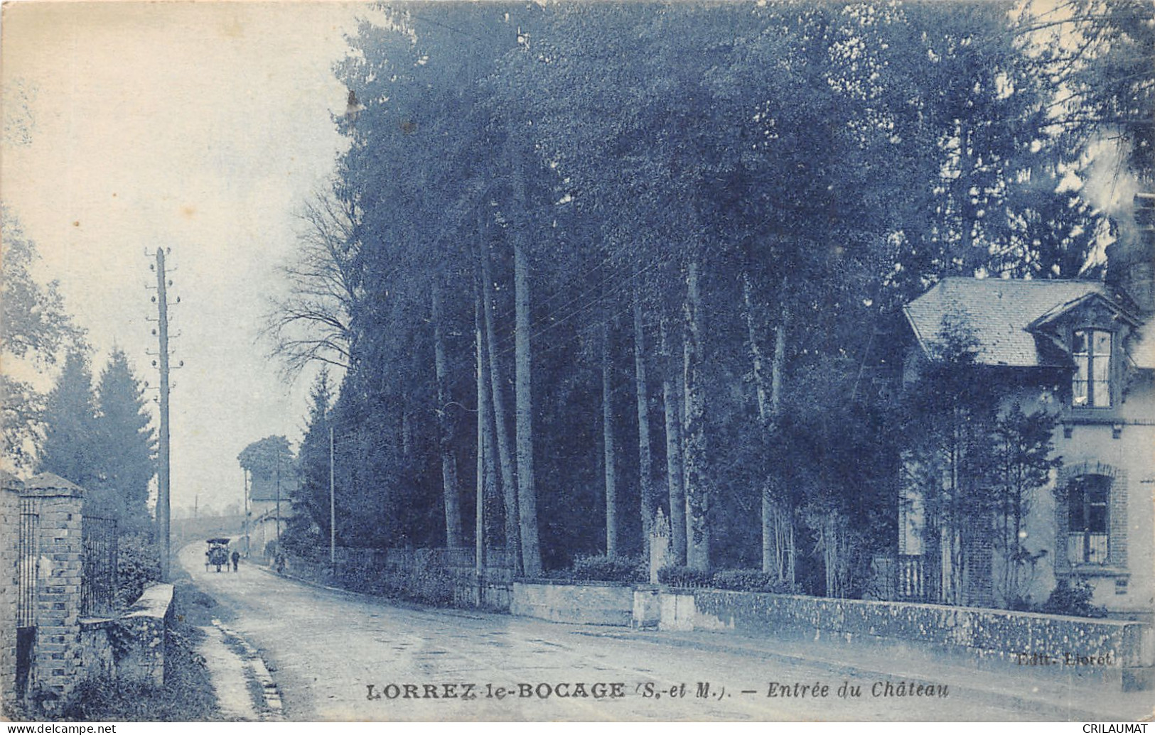 77-LORREZ LE BOCAGE-N°6043-F/0389 - Lorrez Le Bocage Preaux