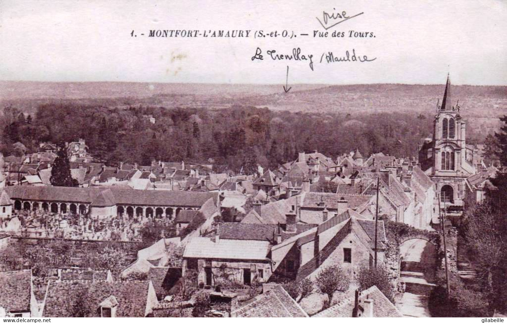 78 - Yvelines -  MONTFORT L'AMAURY - Vue Des Tours - Montfort L'Amaury