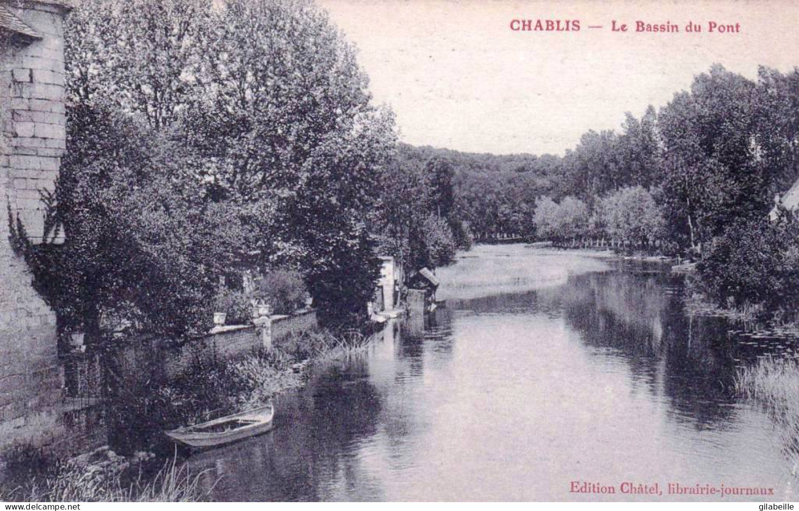 89 - Yonne -  CHABLIS - Le Bassin Du Pont - Chablis
