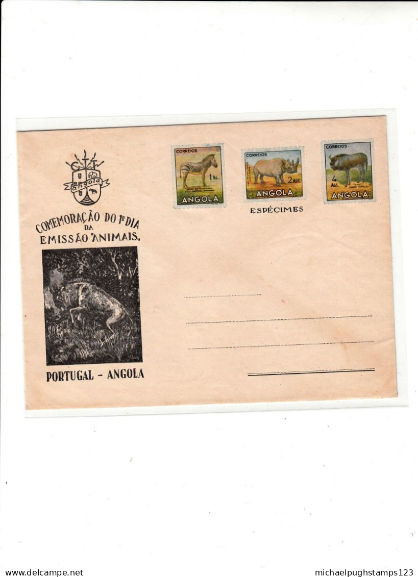 Angola / Animals / Specimen Stationery - Angola