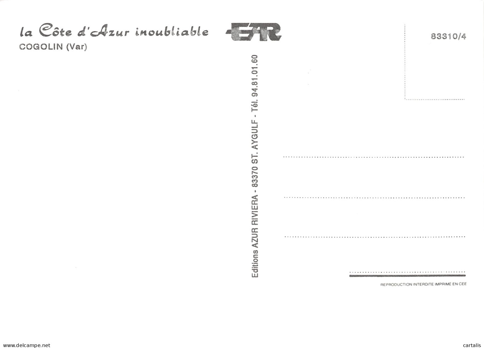 83-COGOLIN-N°4265-C/0267 - Cogolin