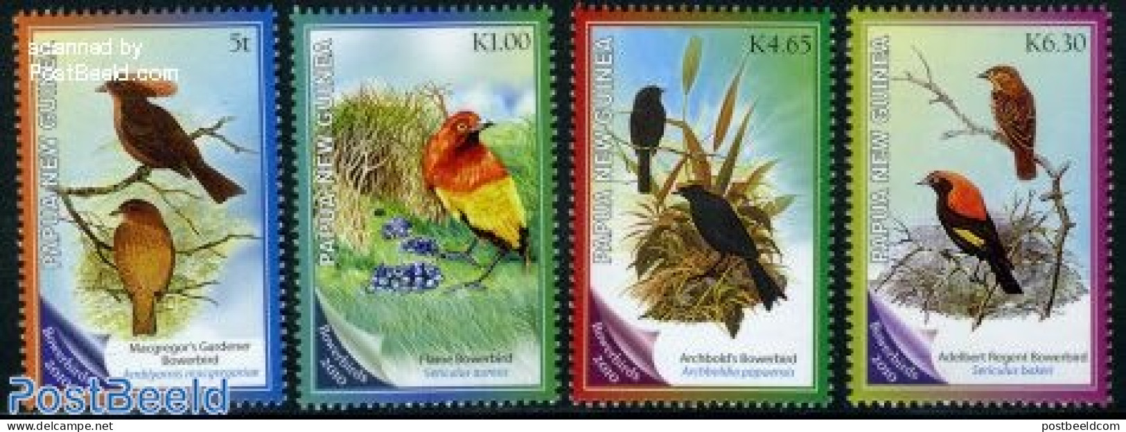 Papua New Guinea 2010 Birds 4v, Mint NH, Nature - Birds - Papua New Guinea