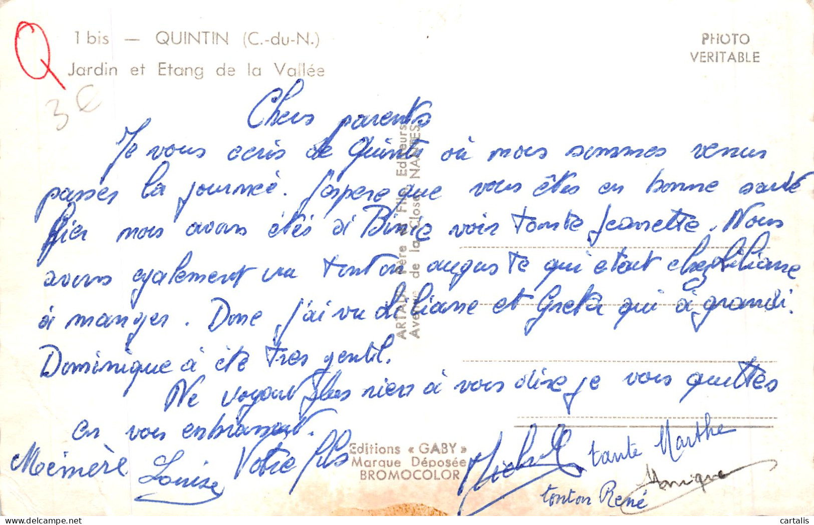 22-QUINTIN-N° 4431-C/0365 - Quintin