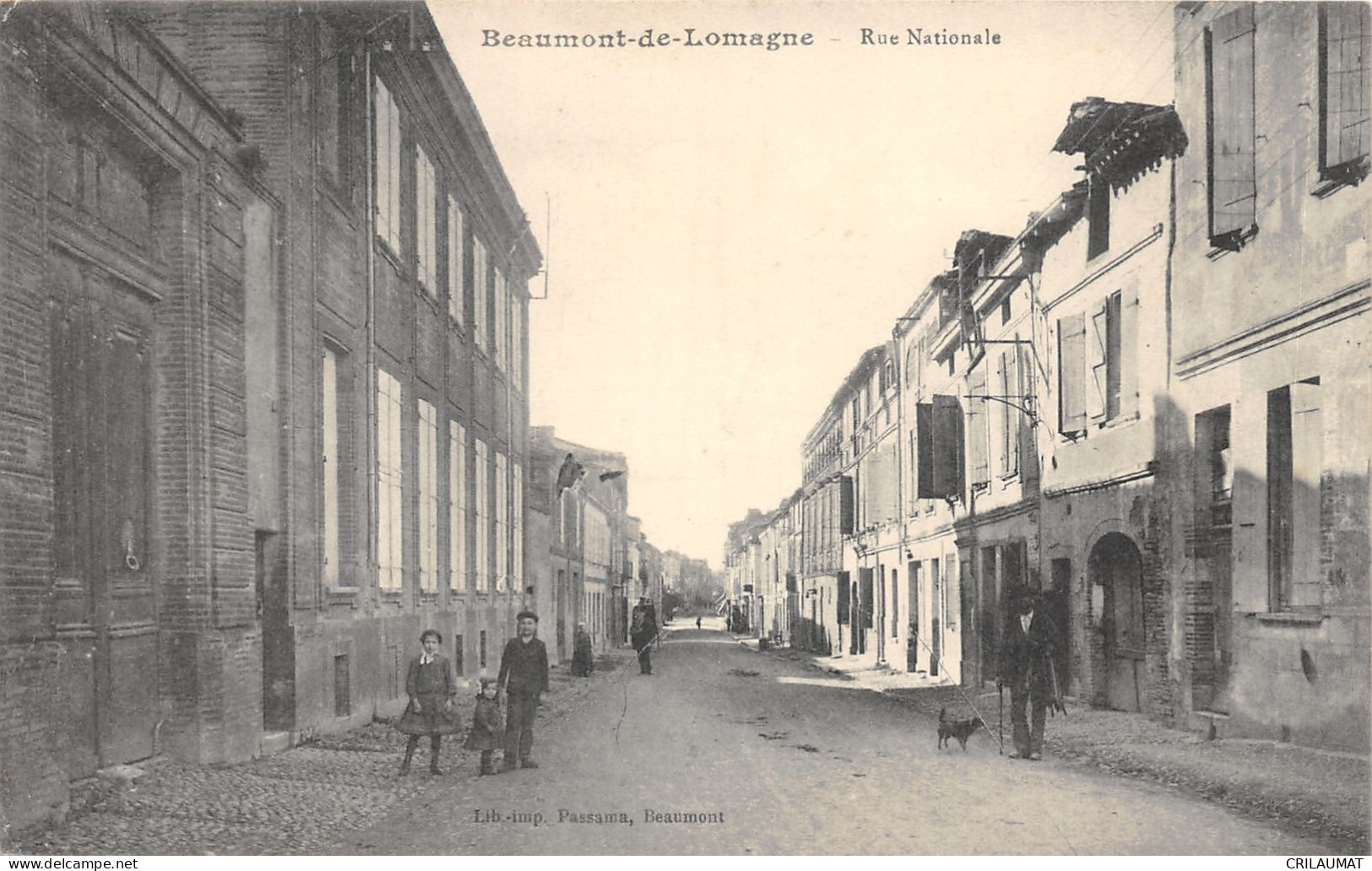 82-BEAUMONT DE LOMAGNE-N°6045-D/0073 - Beaumont De Lomagne