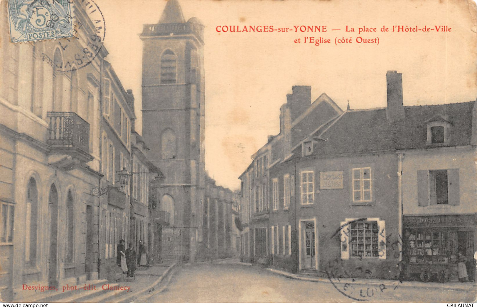 89-COULANGES SUR YONNE-N°6045-B/0171 - Coulanges Sur Yonne