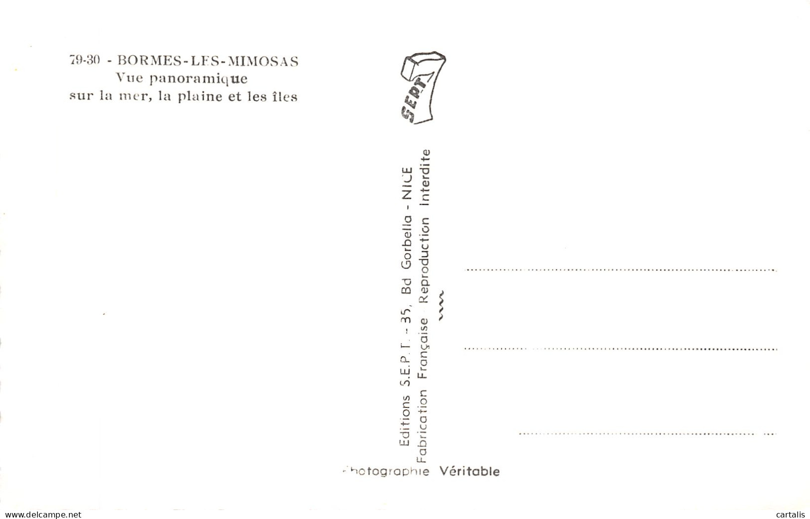 83-BORMES LES MIMOSAS-N° 4431-D/0205 - Bormes-les-Mimosas
