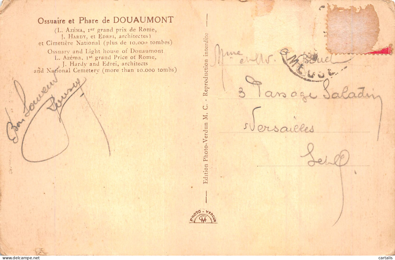 55-DOUAUMONT-N° 4431-H/0325 - Douaumont