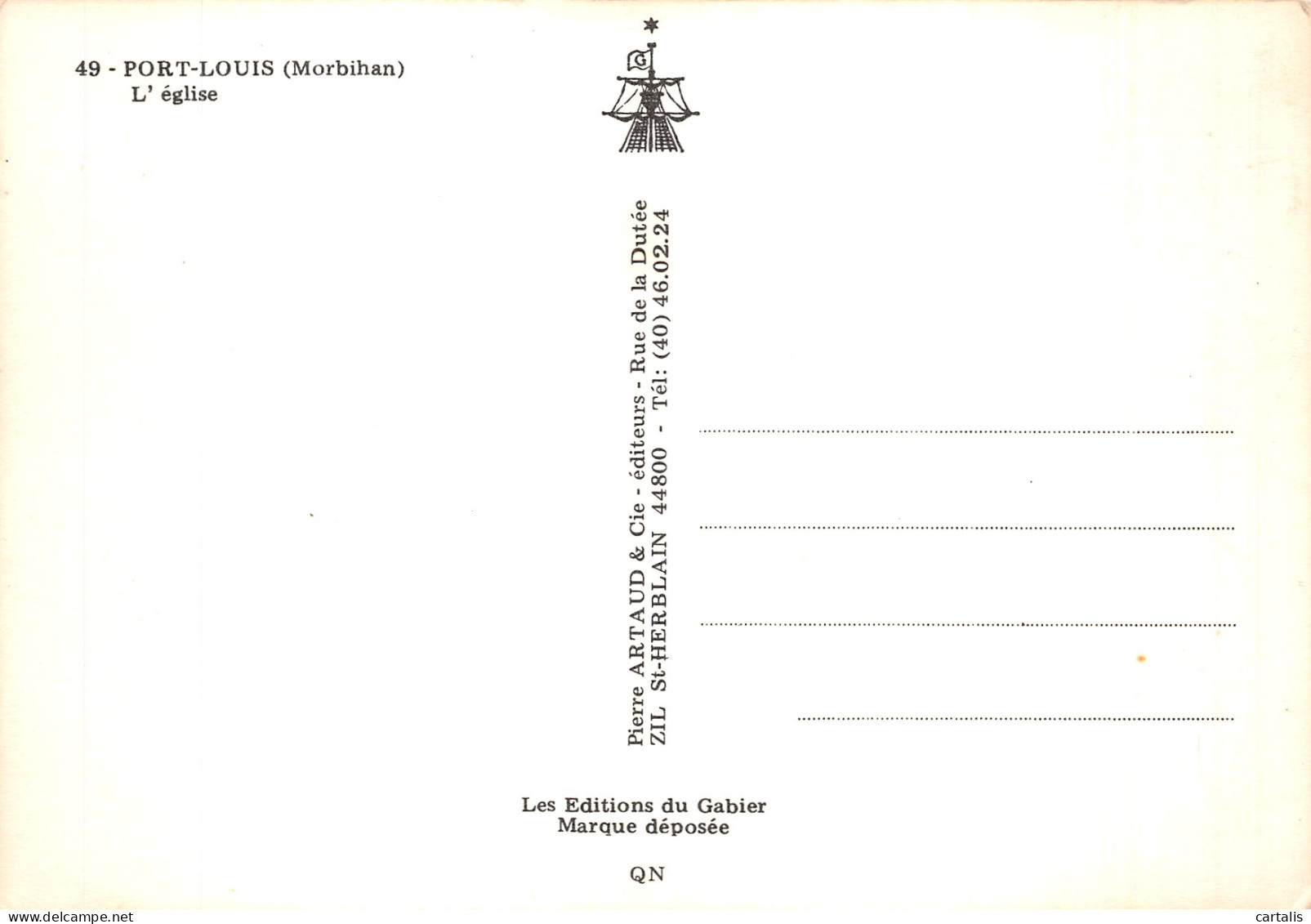 56-PORT LOUIS-N° 4432-B/0359 - Port Louis