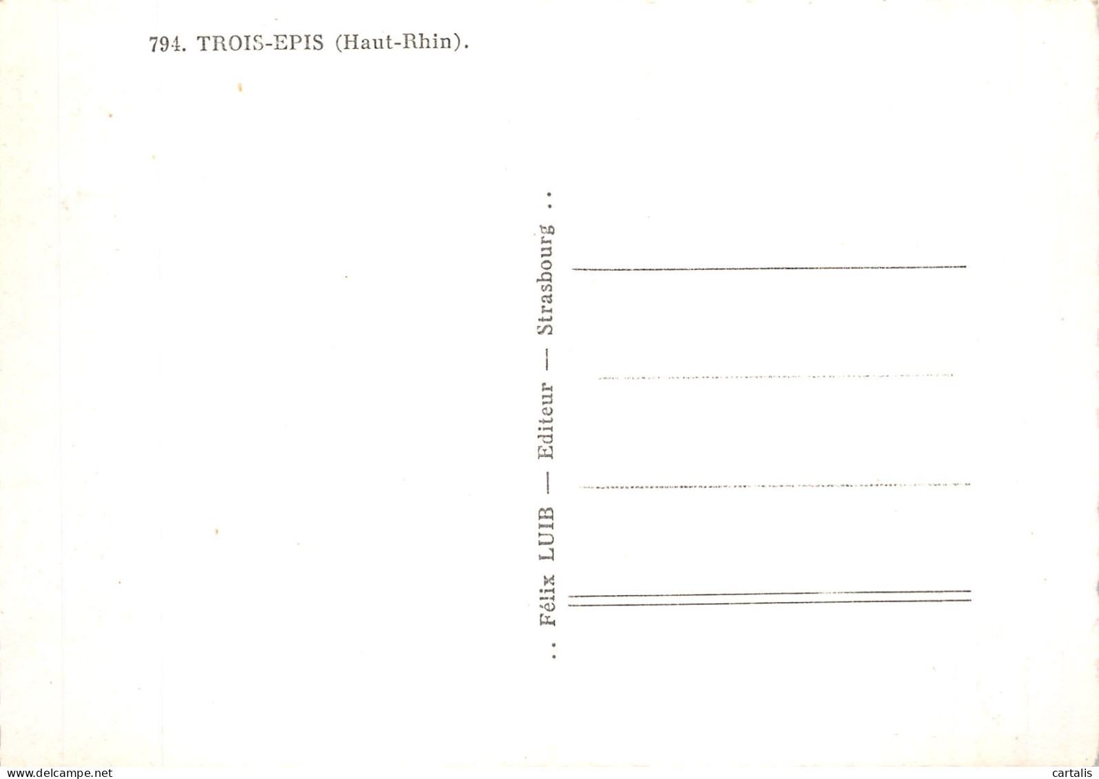 68-TROIS EPIS-N° 4432-A/0113 - Trois-Epis