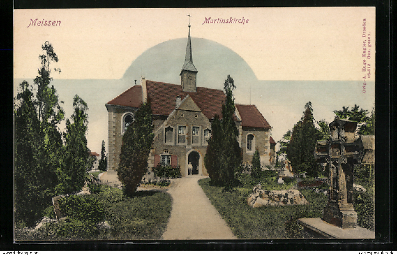 AK Meissen / Elbe, Vor Der Martinskirche  - Meissen