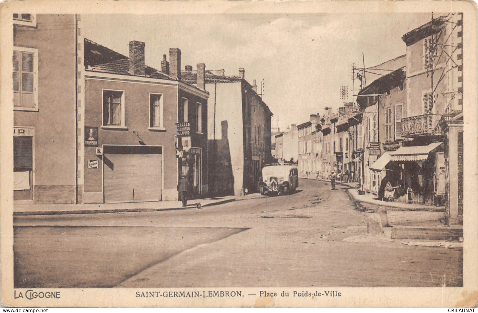 63-SAINT GERMAIN LEMBRON-N°6046-A/0351 - Saint Germain Lembron