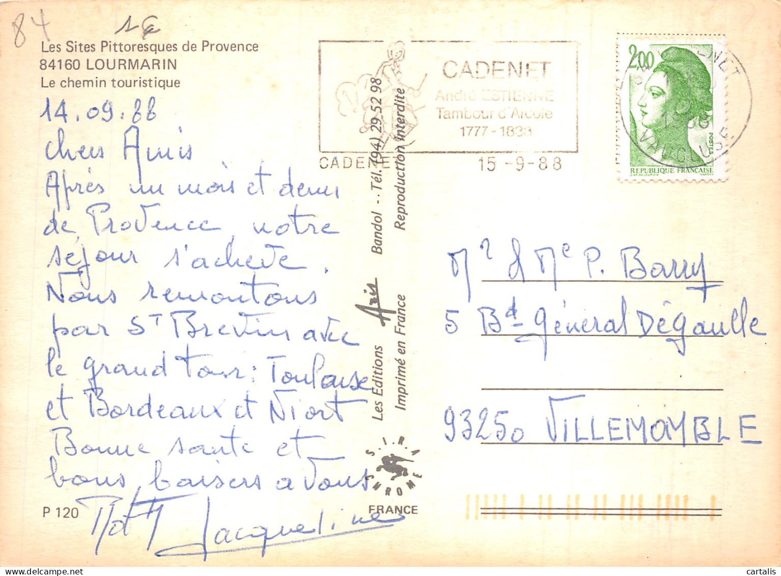 84-LOURMARIN-N° 4432-D/0171 - Lourmarin