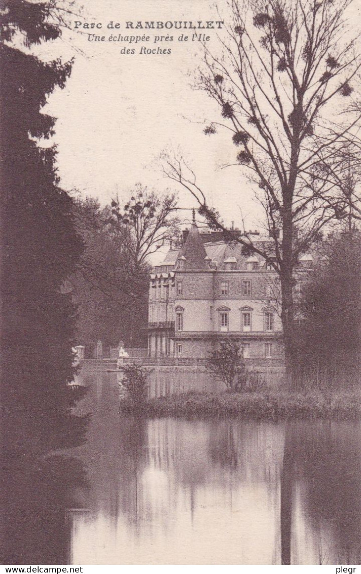 0-78517 01 33 - RAMBOUILLET - PARC - UNE ECHAPPEE PRES DE L'ÎLE DES ROCHES - Rambouillet (Castillo)