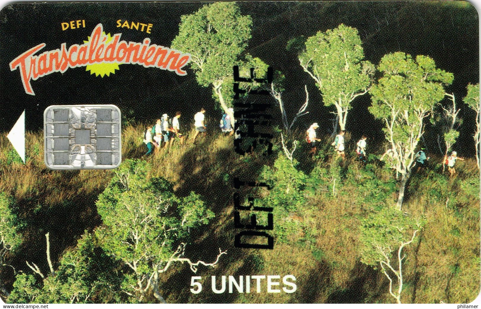 NOUVELLE CALEDONIE NEW CALEDONIA Telecarte Phonecard  NC39A 1600 Ex. Transcaledonienne Randonnee Non Numerotee UT B - New Caledonia