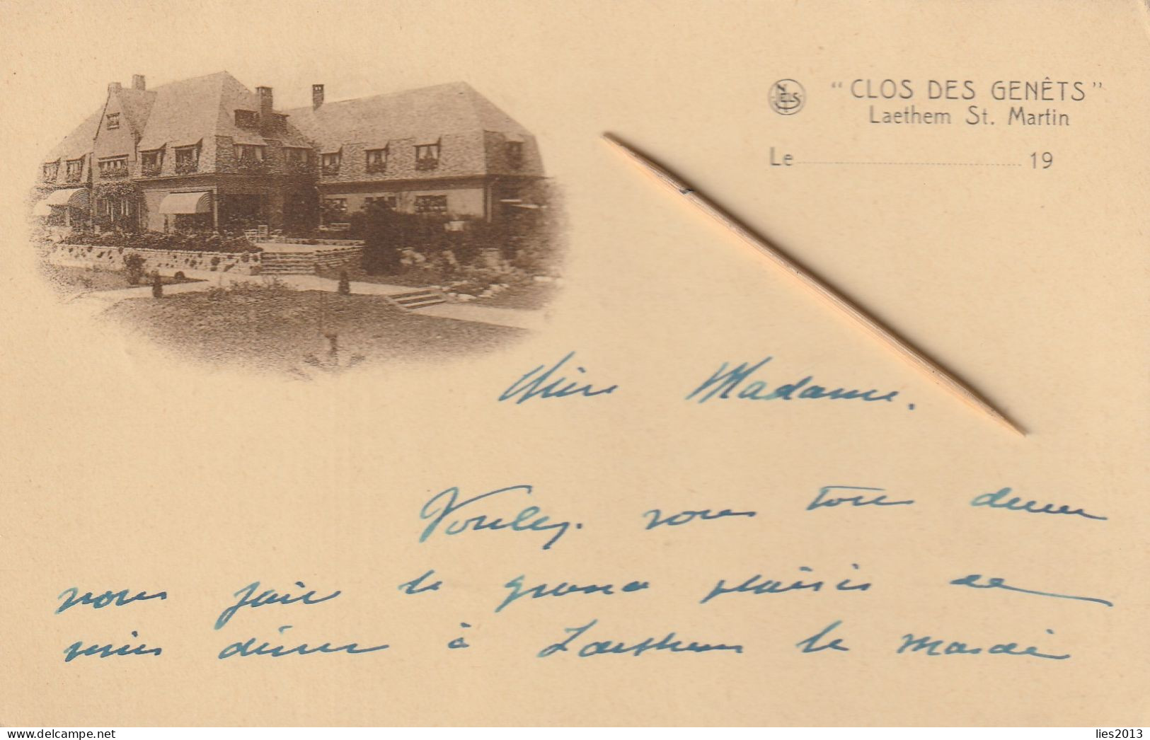 Sint-Martens-Latem, Laethem St. Martin, Clos Des Genèts, 2 Scans - Sint-Martens-Latem