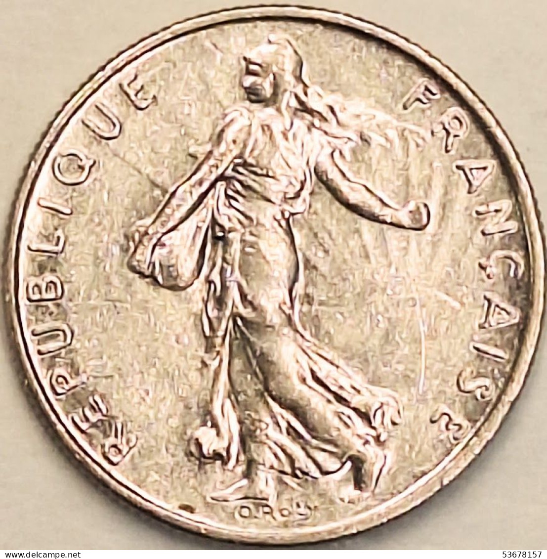 France - 1/2 Franc 1983, KM# 931.1 (#4298) - 1/2 Franc