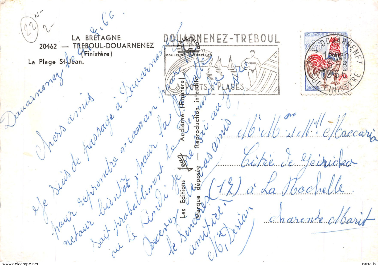 29-TREBOUL DOUARNENEZ-N° 4434-B/0187 - Tréboul