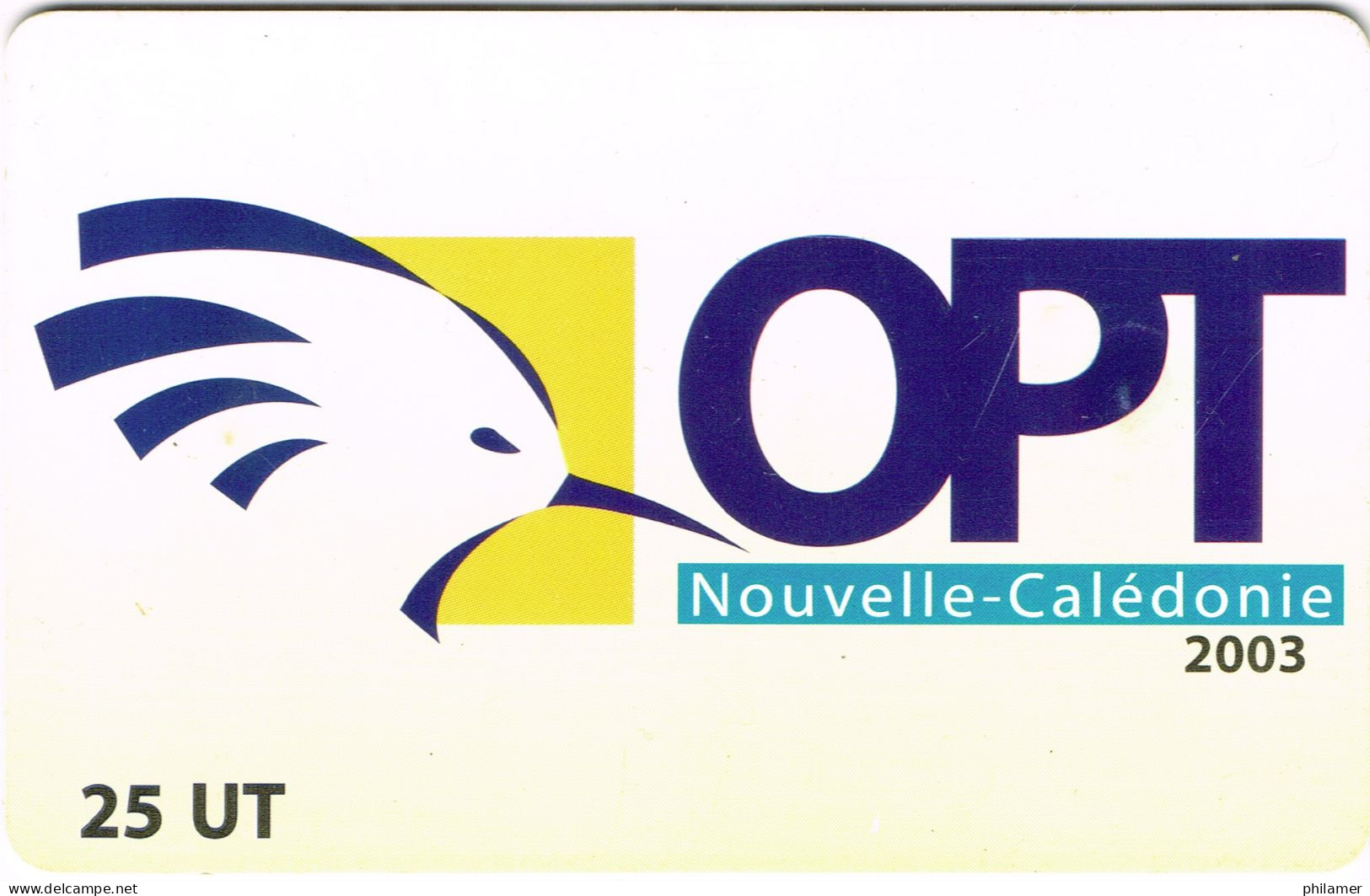 NOUVELLE CALEDONIE NEW CALEDONIA Telecarte Phonecard  NC107 5000 Ex. Logo OPT Cagou UT B - Nueva Caledonia