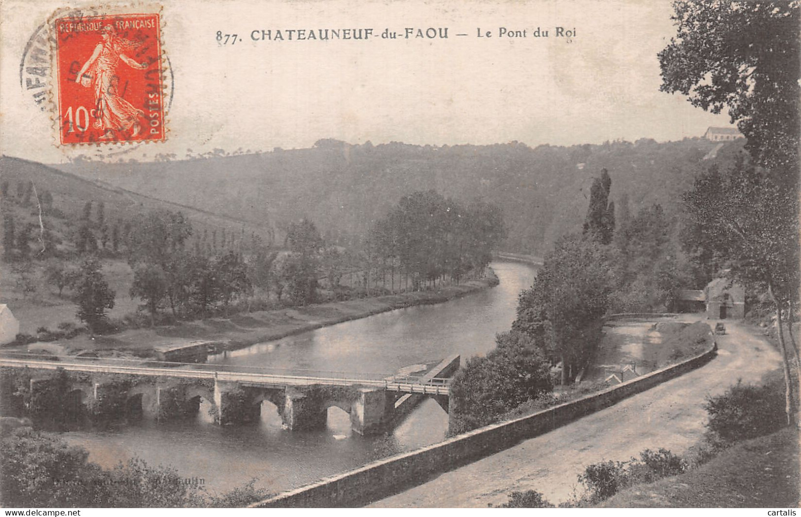 29-CHATEAUNEUF DU FAOU-N° 4434-E/0187 - Châteauneuf-du-Faou