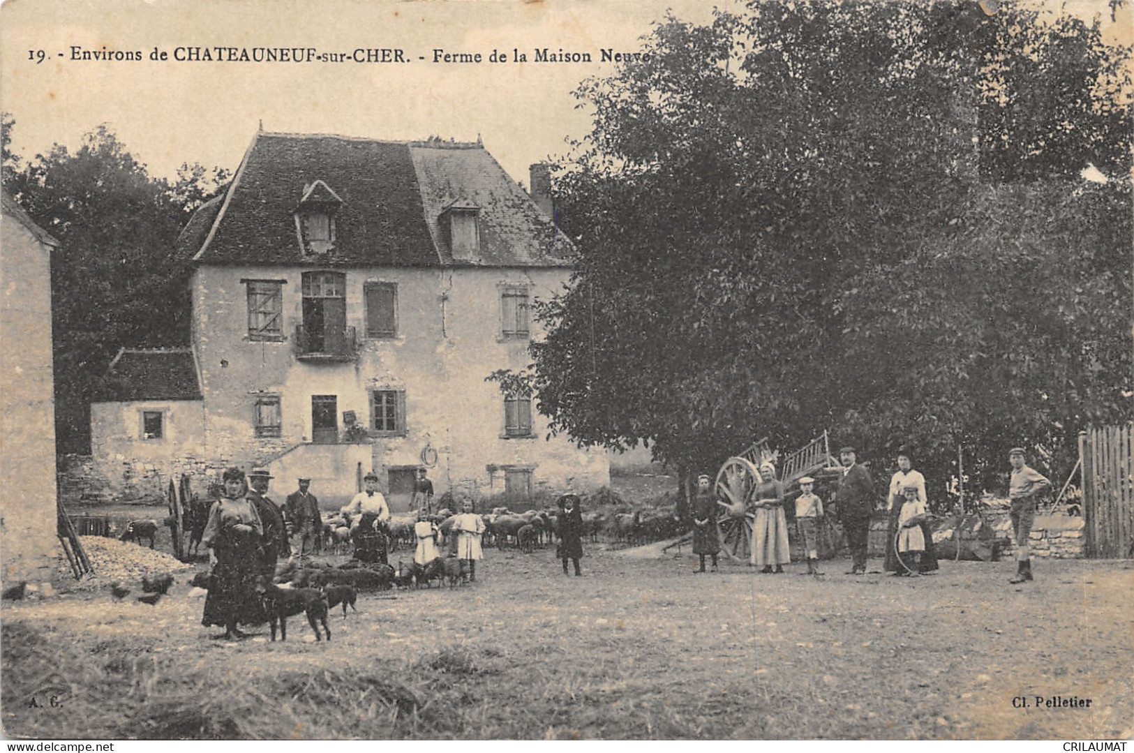 18-CHATEAUNEUF SUR CHER-N°6047-H/0145 - Chateauneuf Sur Cher