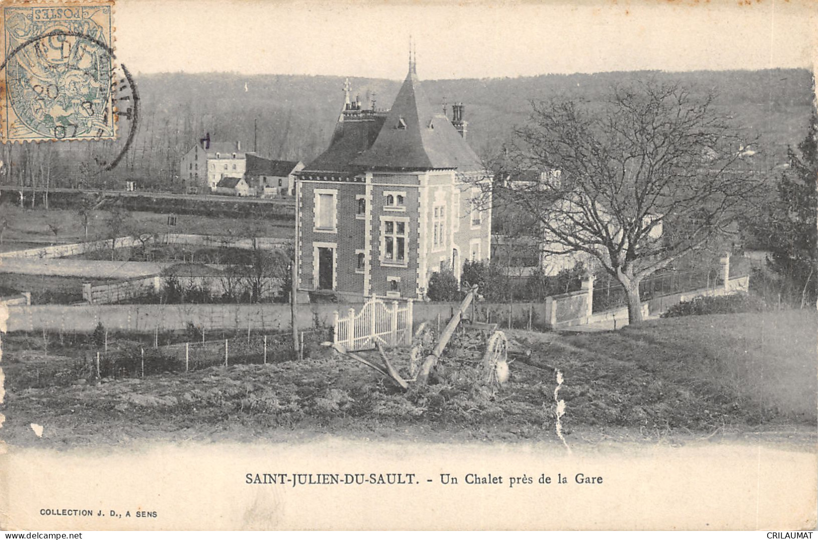 89-SAINT JULIEN DU SAULT-N°6048-C/0199 - Saint Julien Du Sault