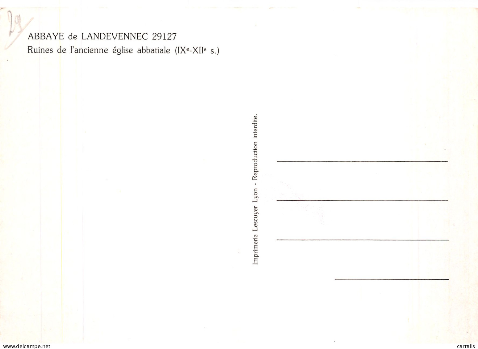 29-LANDEVENNEC-N° 4436-B/0163 - Landévennec