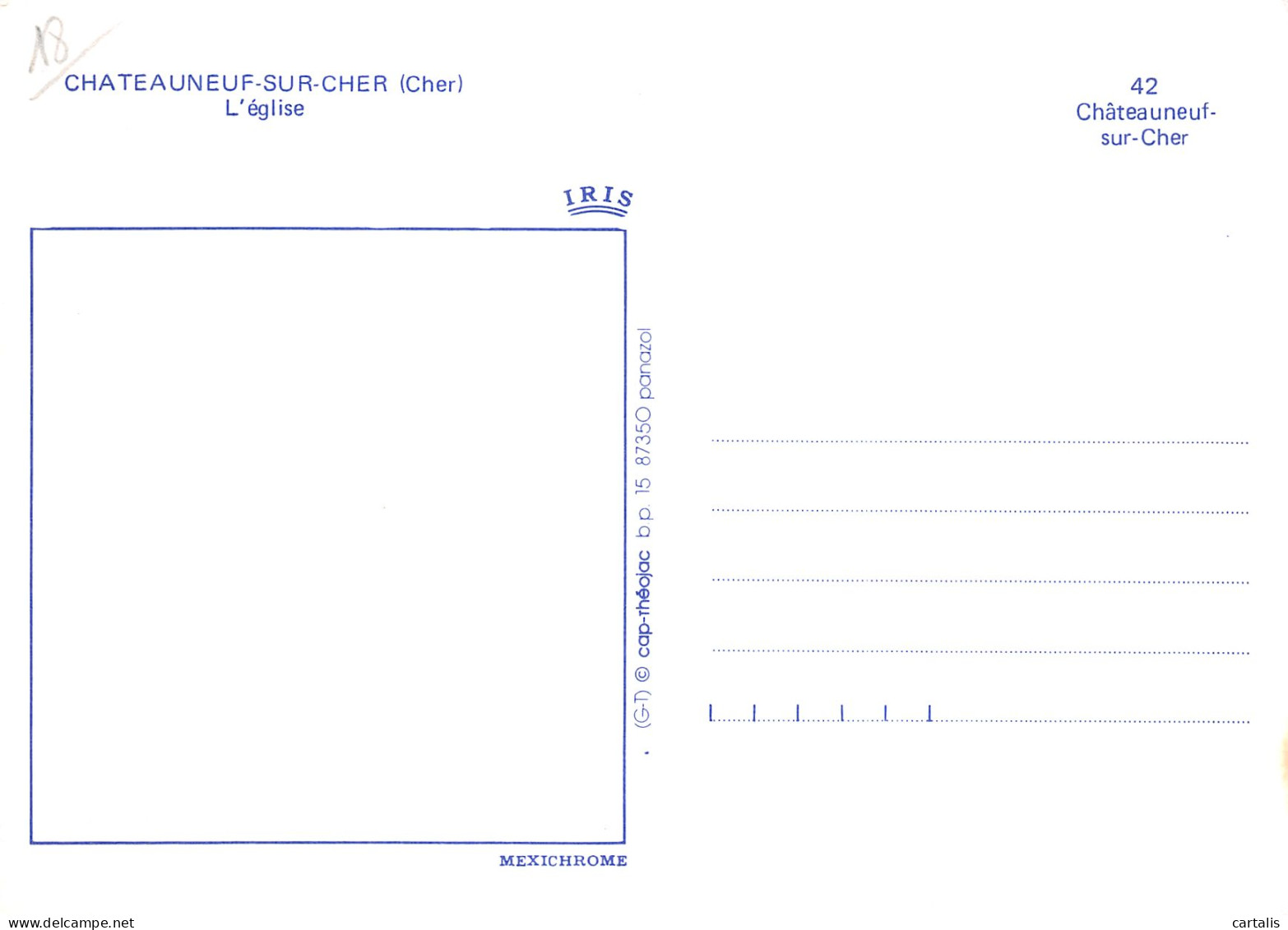 18-CHATEAUNEUF SUR CHER-N° 4436-B/0043 - Chateauneuf Sur Cher