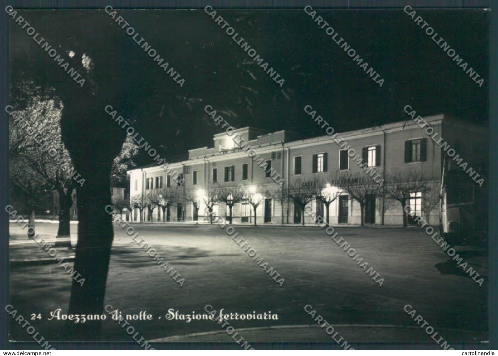 L'Aquila Avezzano Stazione Foto FG Cartolina ZF6097 - L'Aquila