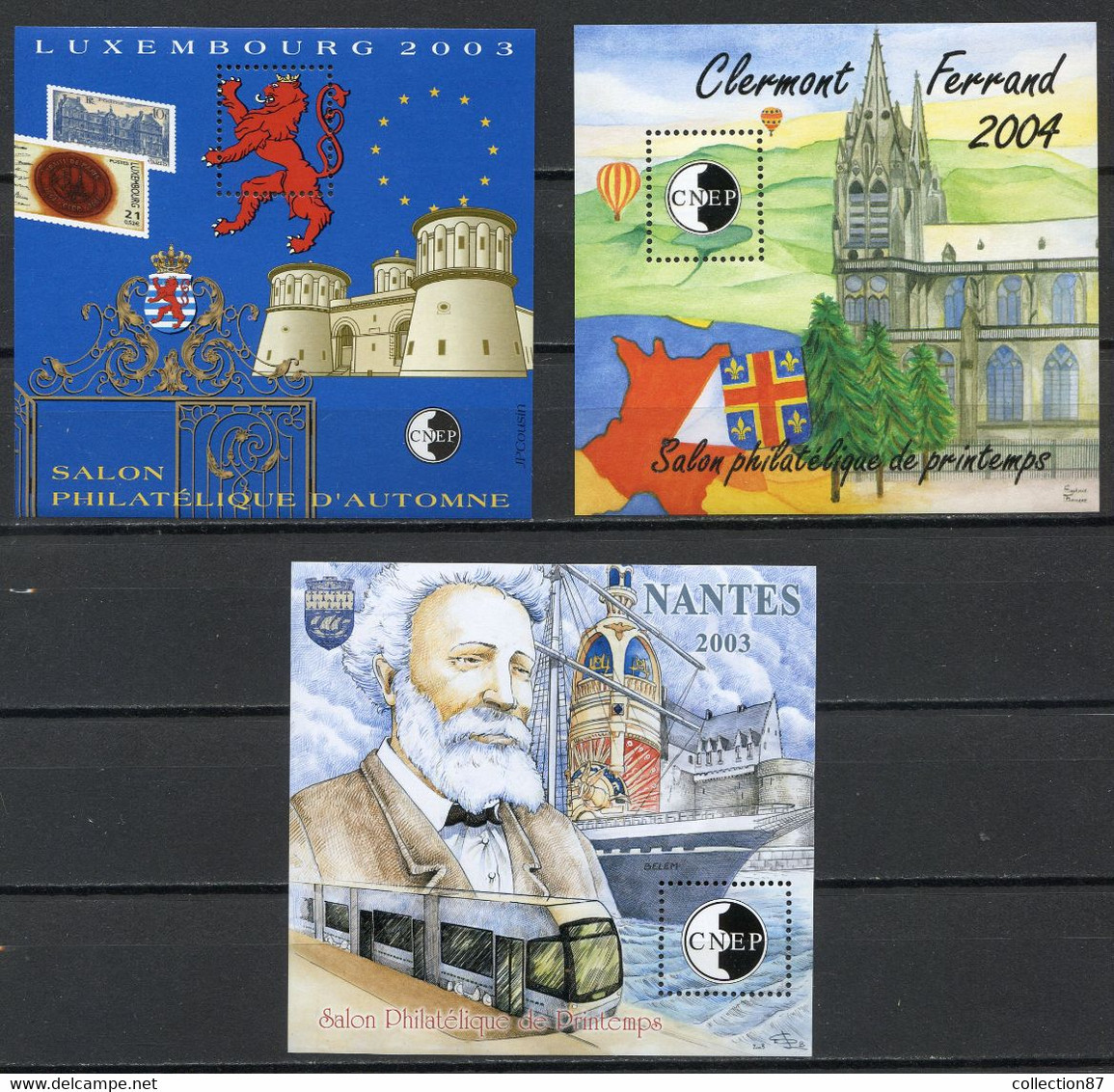 FRANCE ** LOT De 3 BLOCS CNEP N° 38 à 40 ** MNH  Neuf Luxe * * < PRIX 2 € Pièce - CNEP